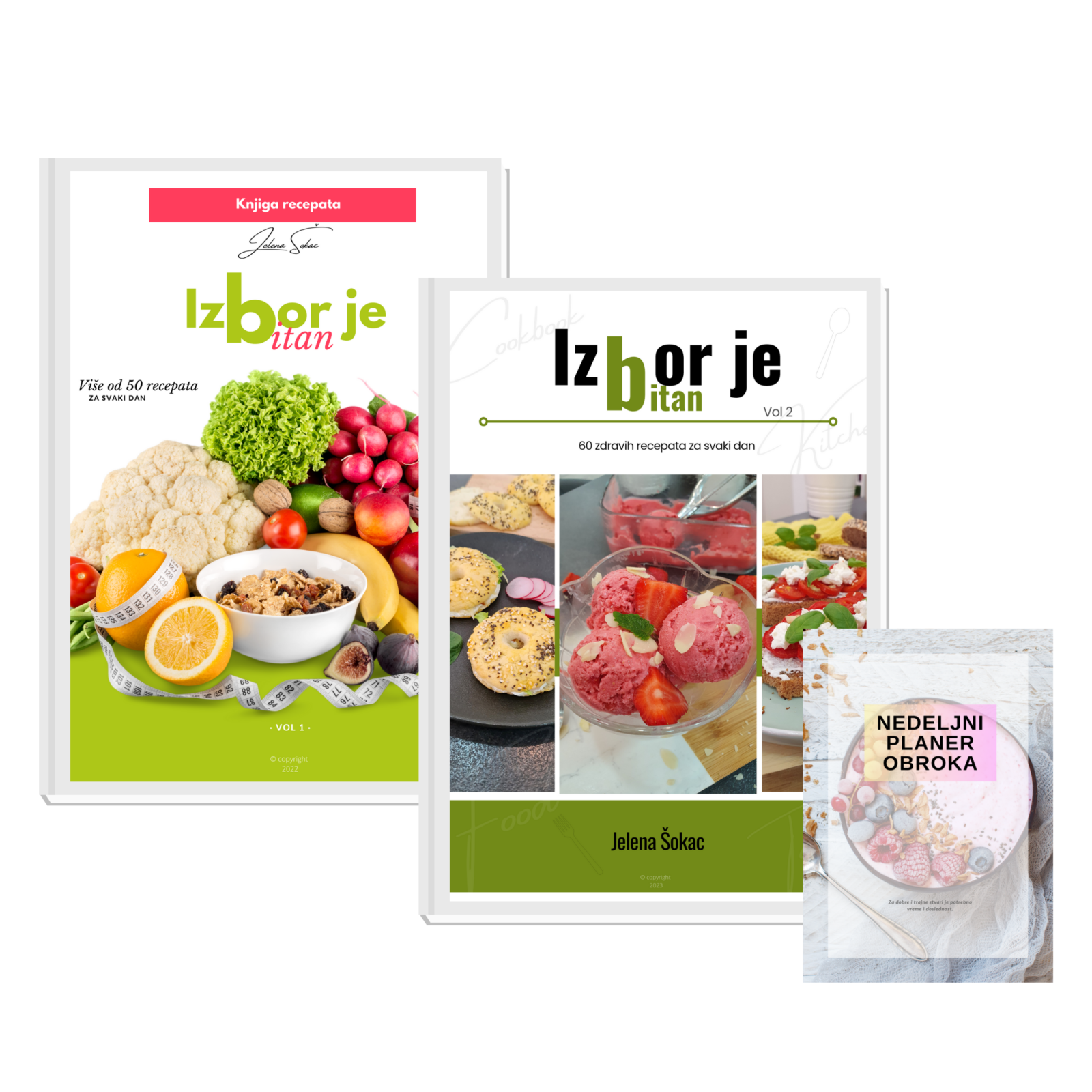 Izbor je bitan vol. 1&2 + nedeljni planer obroka