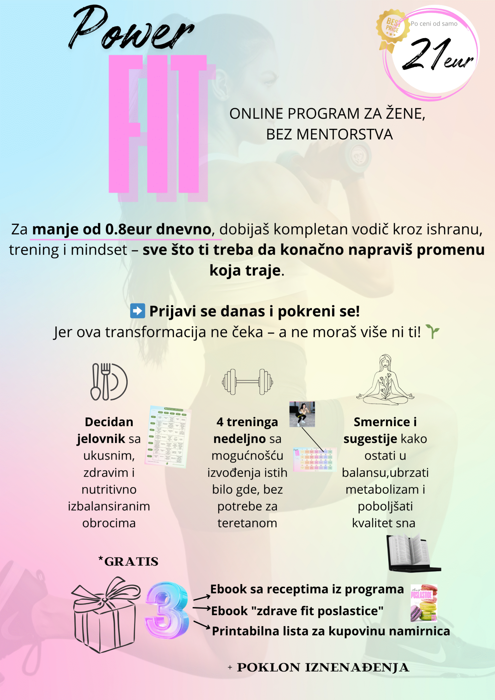 FIT POWER - Program bez mentorstva - Image 2