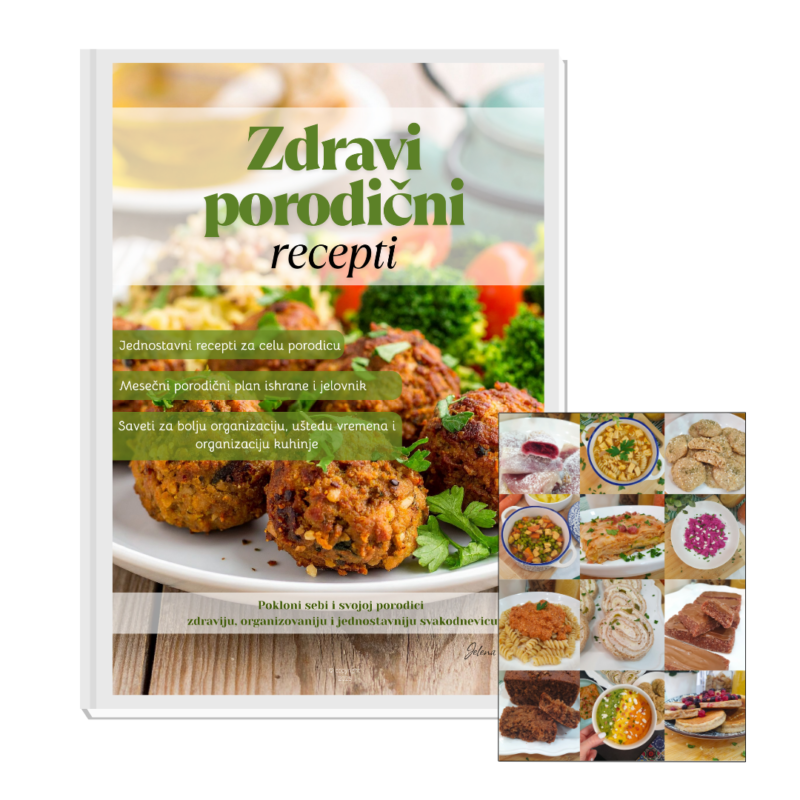 Zdravi porodični recepti + mesečni porodični jelovnik